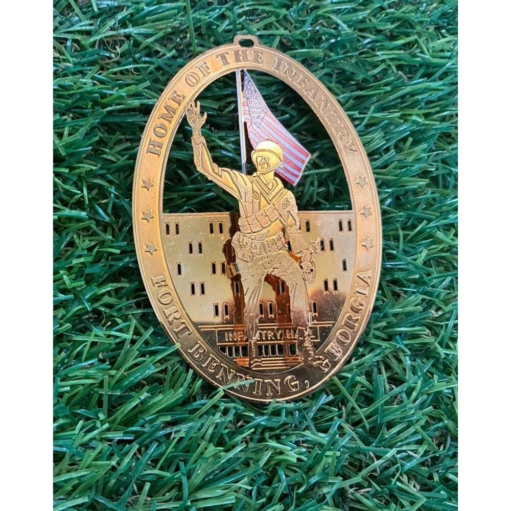 US Army Home Of The Infantry Military Christmas Ornament Fort Benning Georgia